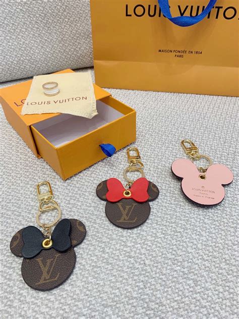 louis vuitton mickey keychain|authentic louis vuitton keychain.